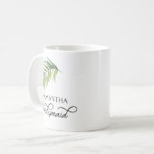 Mug Soirée de mariée Palm Leaf (Devant gauche)