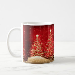Mug Soirée de Noël Élégante Fête Étincelante Arb