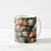 Mug Soirée de Noël élégante personnalisée (Devant droit)