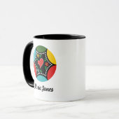 Mug Soirée de Noël et cadeaux portugais (Devant gauche)