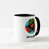 Mug Soirée de Noël et cadeaux portugais (Devant droit)