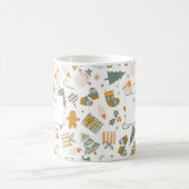 Mug Soirée de Noël Vert Et Or (Centre)