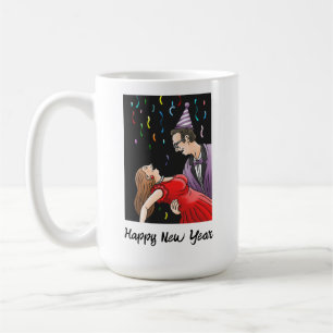 Mug Soirée du Nouvel An avec Confettis