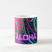 Mug Soirée Électrique Tropicale Néon Paradis Aloha (Centre)