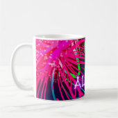 Mug Soirée Électrique Tropicale Néon Paradis Aloha (Gauche)