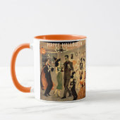 Mug Soirée Martini Halloween Rétro Milieu de Siècle 40 (Gauche)