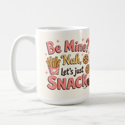 Mug Sois à moi ? Non, mangeons plutôt un snack (Gauche)