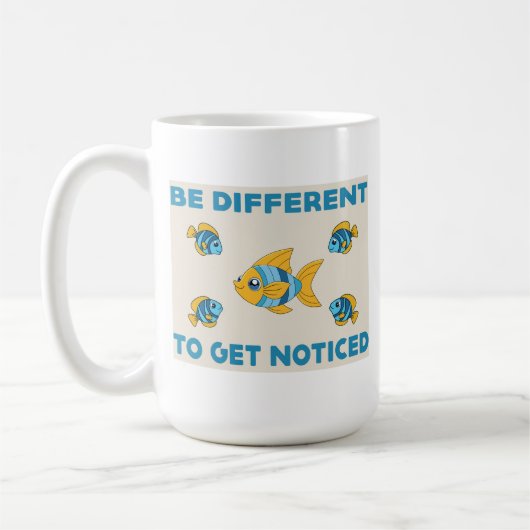 Mug Sois différent pour se faire remarquer T-Shirt (Gauche)
