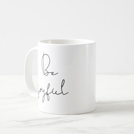 Mug Sois joyeuse (Devant gauche)