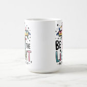 Mug Sois la Lumière Croix chrétienne Noël religieux (Centre)