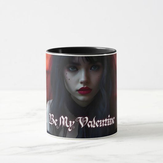 Mug Sois ma Saint Valentin en romance noire (Centre)