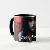 Mug Sois ma Saint Valentin en romance noire (Devant gauche)
