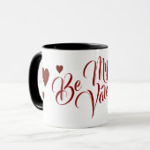 Mug Sois mon coeur de Saint-Valentin (Devant gauche)
