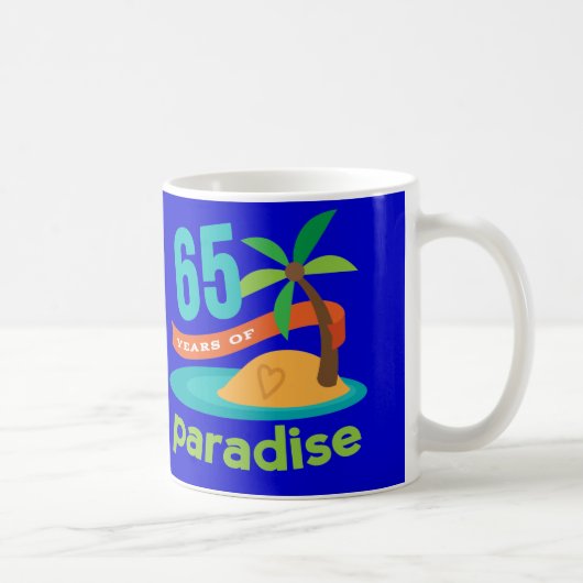 Mug soixante-cinquième Cadeau drôle d'anniversaire de (Droite)