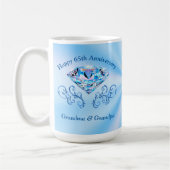 Mug soixante-cinquième Cadeaux d'anniversaire de (Gauche)