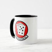 Mug soixante-dix-septième Escadron de chasse (Devant gauche)