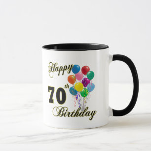 Mug Soixante-dixième cadeaux d'anniversaire et