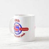 Mug soixante-neuvième DIVISION d'INFANTERIE "LE COMBAT (Devant gauche)
