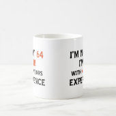 Mug soixante-quatrième conceptions d'anniversaire (Centre)