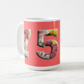 Mug Soixante-quinzième anniversaire d'anniversaire de (Devant gauche)