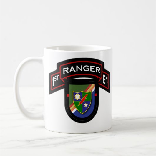 Mug soixante-quinzième Régiment de Rangers, ęr (Gauche)