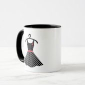Mug Soixante, robe (Devant gauche)