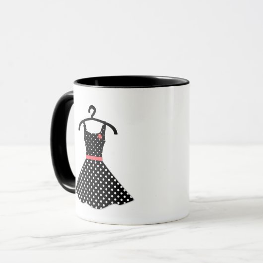 Mug Soixante, robe (Devant gauche)