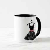 Mug Soixante, robe (Devant droit)