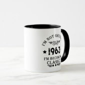 Mug Soixante vintage 60e anniversaire personnalisée (Devant droit)