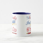Mug Soixantième anniversaire incroyable (Centre)