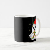 Mug Soky Ghost Christmas Lights Santa Hat Funny Boo Gh (Devant droit)