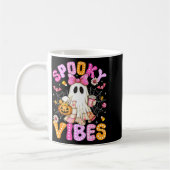 Mug Soky Vibes Ghost Retro Groovy Halloween Women Girl (Gauche)