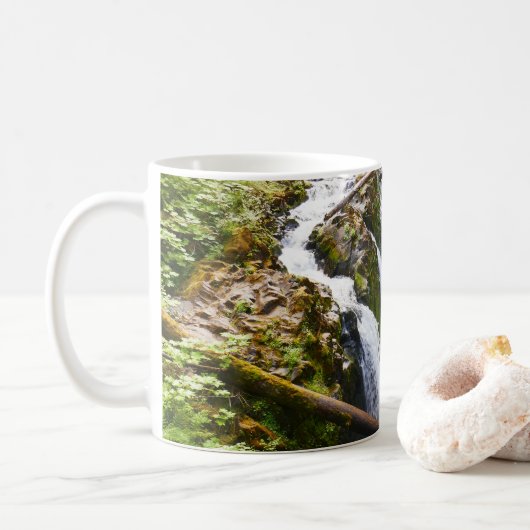 Mug Sol Duc Falls I au parc national Olympique (Avec donut)