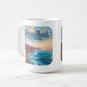 Mug Solana Beach Californie San Diego Vintage (Devant gauche)