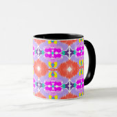 Mug Solar Bloom Kaleidoscope Throw Pillow (Devant droit)