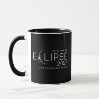 Solar Eclipse 2024 Lieu personnalisé Commémoratif