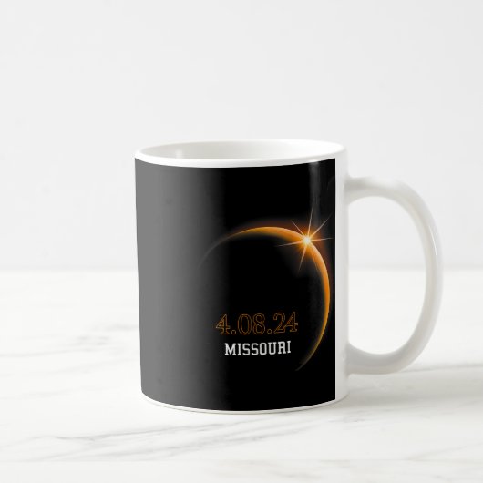 Mug Solar Eclipse 2024 Missouri Totality Spring 4.08.2 (Droite)
