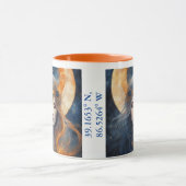 Mug Solar Eclipse 2024 Personnaliser avec nom ou empla (Centre)