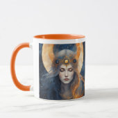 Mug Solar Eclipse 2024 Personnaliser avec nom ou empla (Gauche)