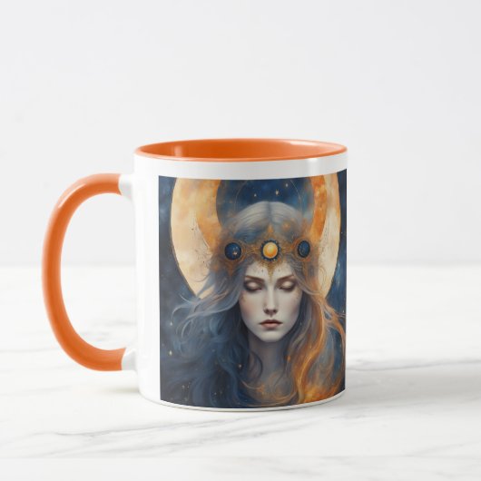 Mug Solar Eclipse 2024 Personnaliser avec nom ou empla (Gauche)