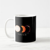 Mug Solar Eclipse 2024 Texas Total Eclipse America Gra (Gauche)