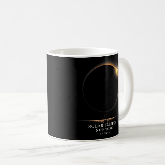 Mug Solar Eclipse 2026 Celestial Astronomy (Devant droit)