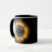 Mug Solar Eclipse American Event 3/29/2025 NOM PERSONN (Devant gauche)