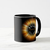 Mug Solar Eclipse American Event 3/29/2025 NOM PERSONN (Devant droit)