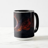 Mug Solar Eclipse Chef-d'oeuvre cosmique Xzendor7 Art (Devant droit)