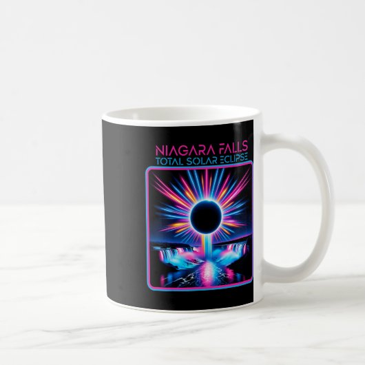 Mug Solar Eclipse Niagara Falls Totalité Event Souveni (Droite)