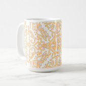 Mug Solar Flare Gold Damask Phone / iPad case (Devant gauche)