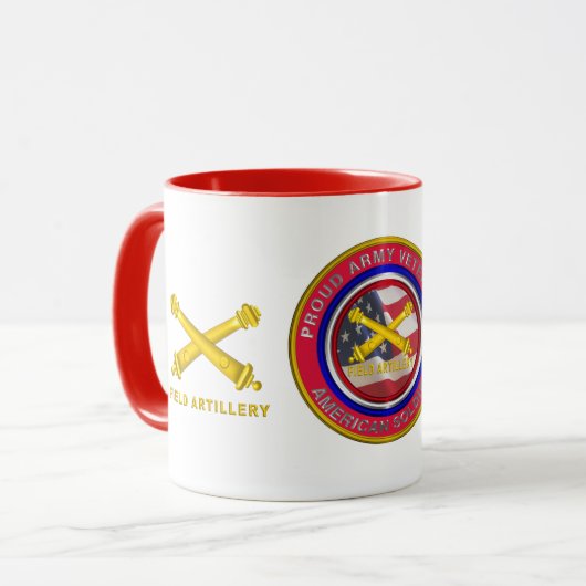 Mug Soldat de l'Artillerie de campagne de l'Armée de t (Devant gauche)