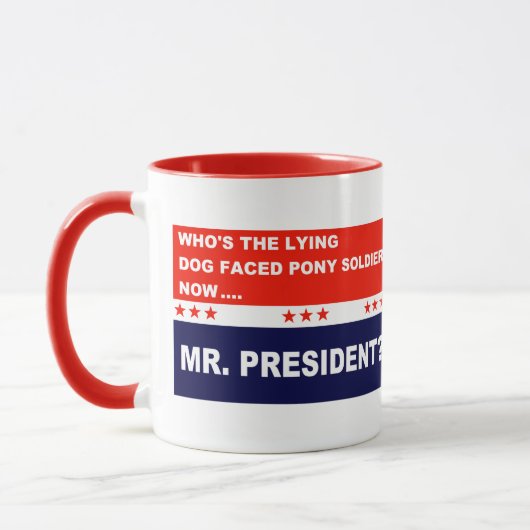 Mug Soldat de poney anti-biden (Gauche)