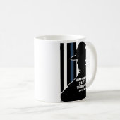 Mug Soldat d'État personnalisé Silhouette (Devant droit)